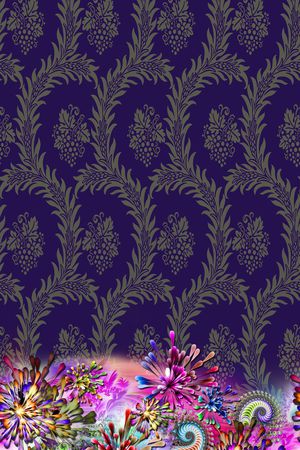 抽象艺术印花华亿平台图片