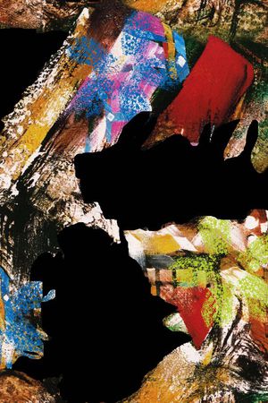 深色底印花华亿平台图片