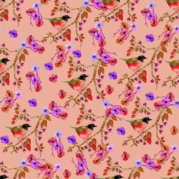 690327-鸟语花香粉