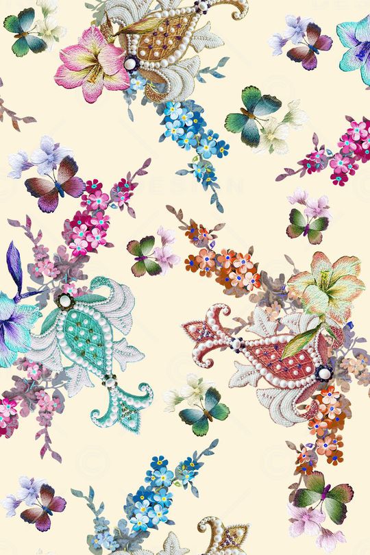 小花印花华亿平台图片