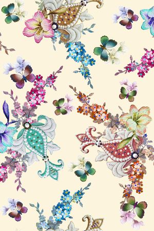 小花印花华亿平台图片