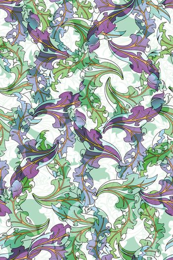 清新复古印花华亿平台图片