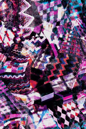 深色底印花华亿平台图片