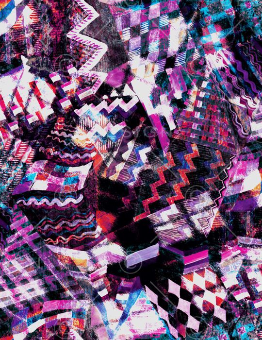 深色底印花华亿平台图片