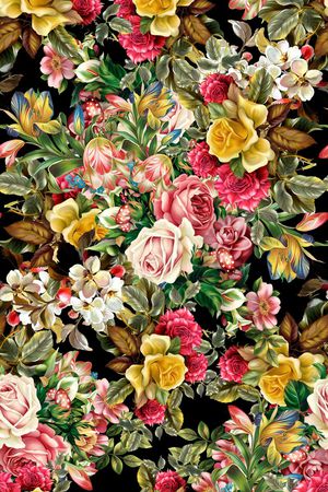 乱花印花华亿平台图片