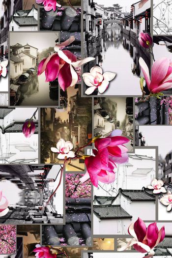 中国风印花华亿平台图片