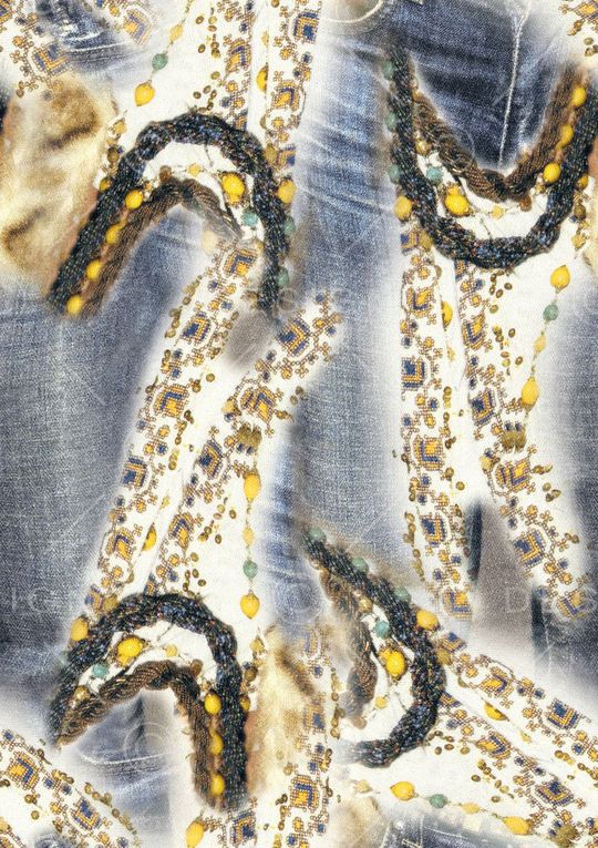 复古印花华亿平台图片