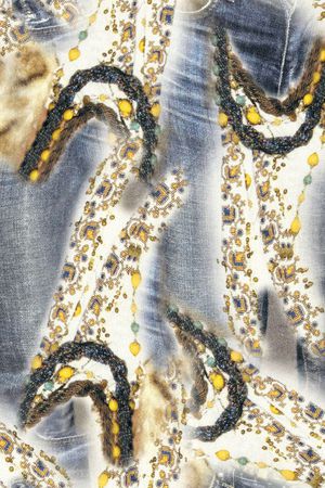 复古印花华亿平台图片