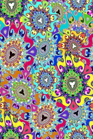 抽象印花华亿平台图片