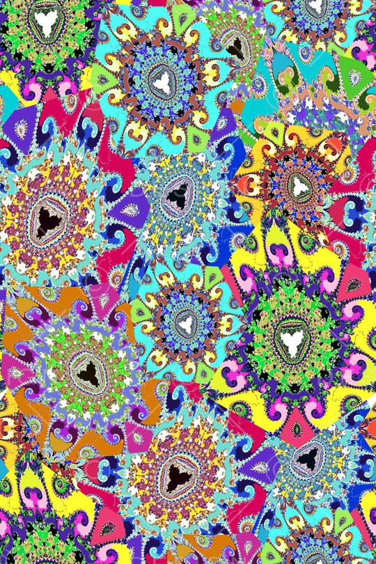 抽象印花华亿平台图片