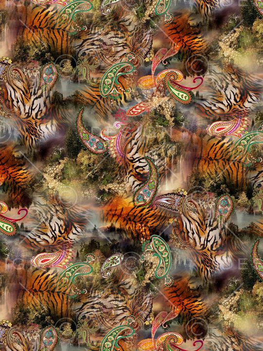 腰果印花华亿平台图片