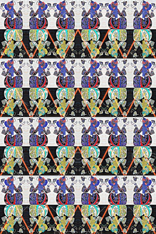 民族风印花华亿平台图片