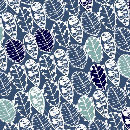 简单叶子印花华亿平台图片