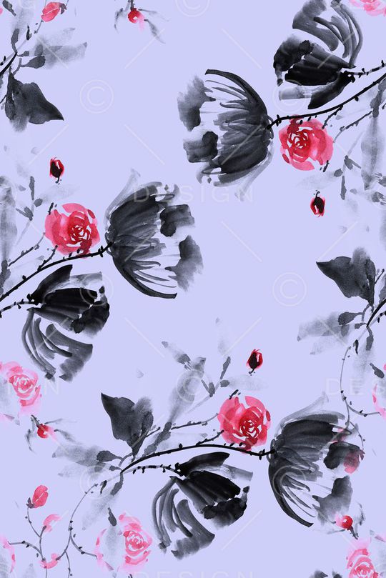 手绘印花华亿平台图片