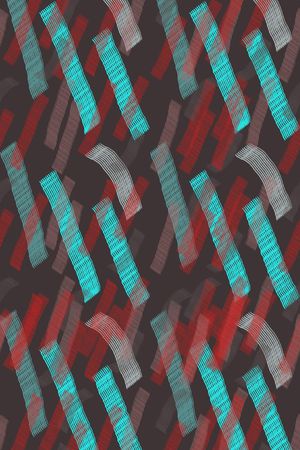 手绘水彩笔触印花华亿平台图片