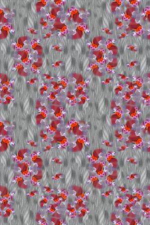 抽象变幻印花华亿平台图片