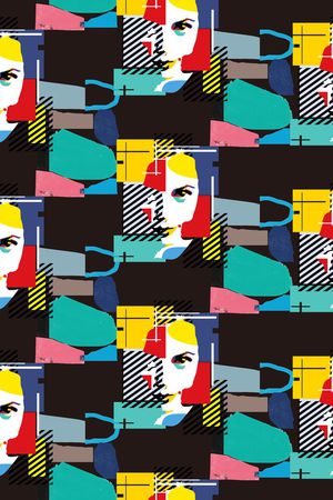 几何印花华亿平台图片