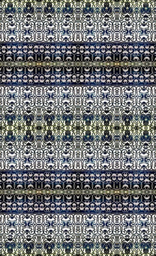 卷草纹印花华亿平台图片