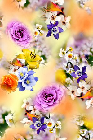 花朵印花华亿平台图片