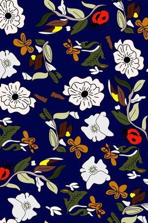 花朵印花华亿平台图片