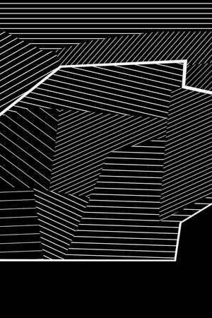 CK风格线条印花华亿平台图片