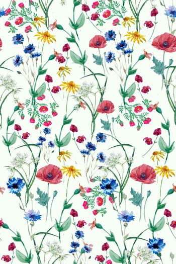 KEW-碎花小图案印花华亿平台图片