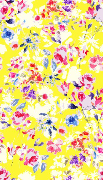 691020-816水彩花卉 小清新 衬衫 女装