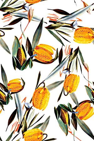 郁金香印花华亿平台图片