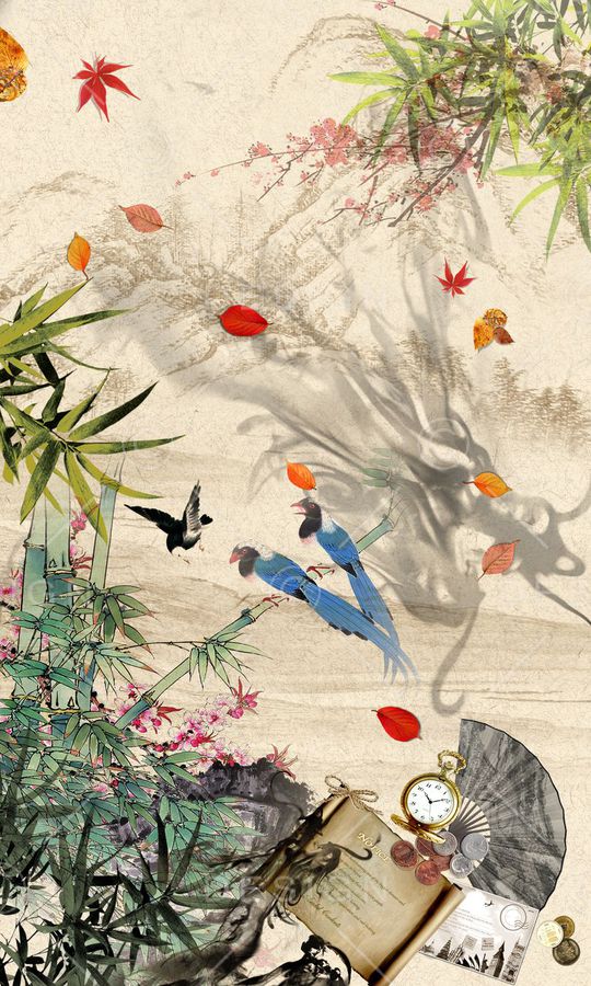 定位中国风印花华亿平台图片