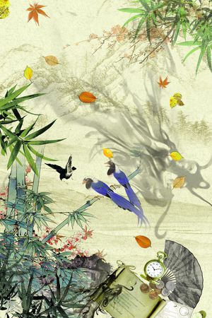 定位中国风印花华亿平台图片