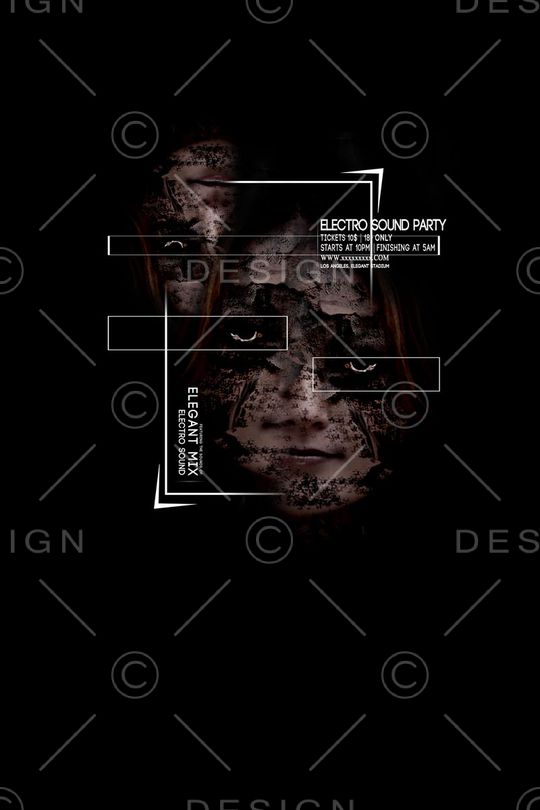 抽象印花华亿平台图片