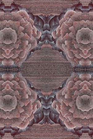 抽象、马赛克、几何、肌理、花朵印花华亿平台图片