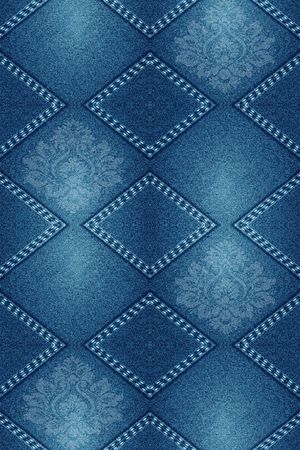 牛仔裤印花华亿平台图片