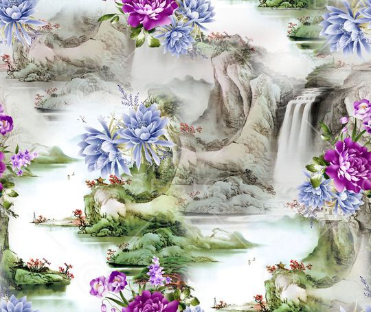 莫妮卡-大牌华亿平台印花华亿平台图片