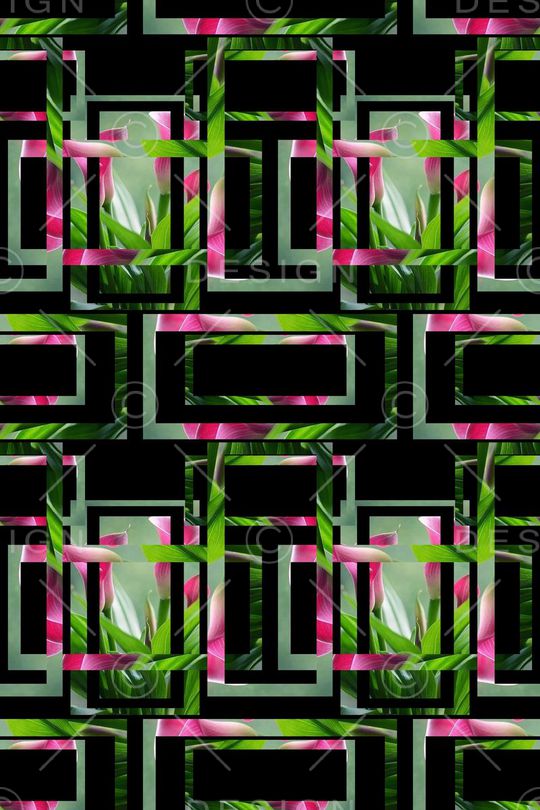 方格拼贴印花华亿平台图片