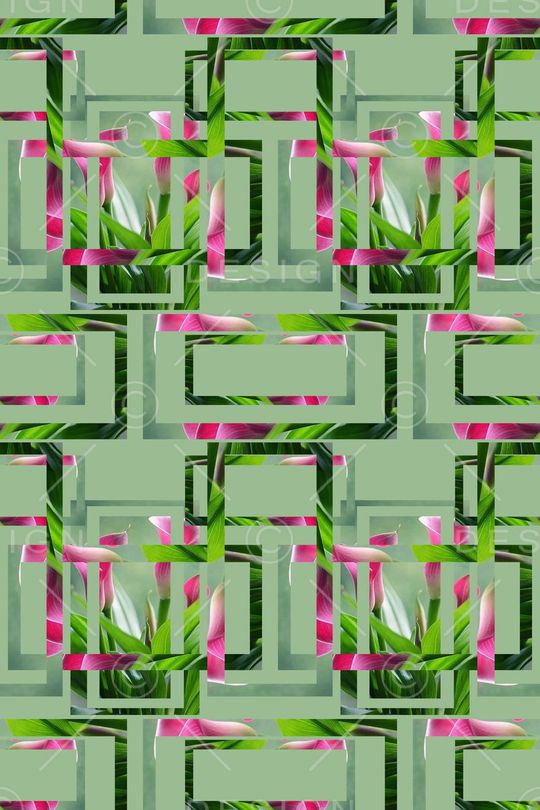 方格拼贴印花华亿平台图片