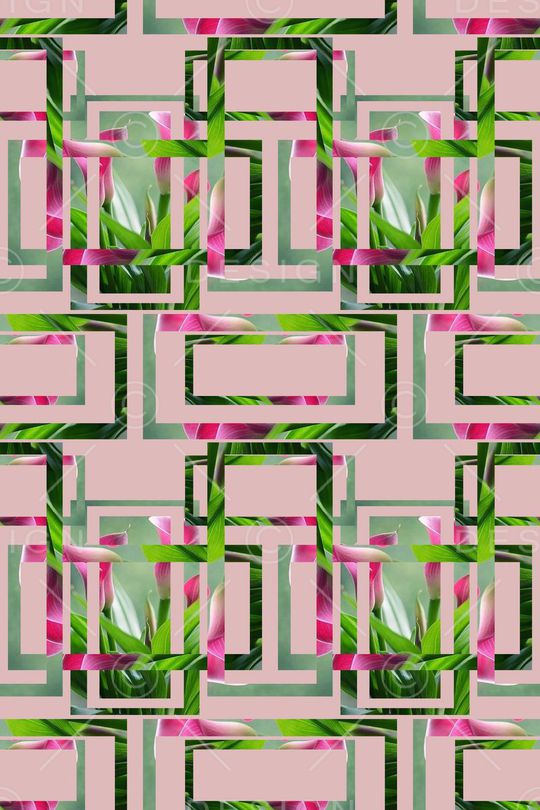 方格拼贴印花华亿平台图片