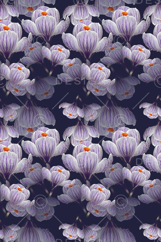 花卉背景印花华亿平台图片