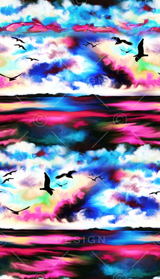 抽象、云彩、风景印花华亿平台图片