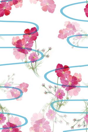 手绘印花华亿平台图片