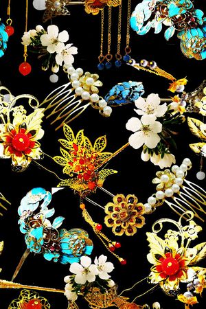 复古时尚印花华亿平台图片