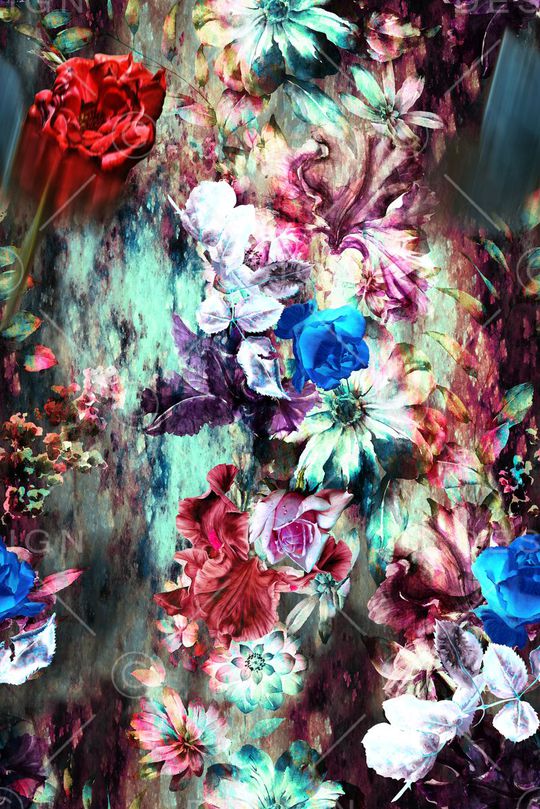 抽象印花华亿平台图片