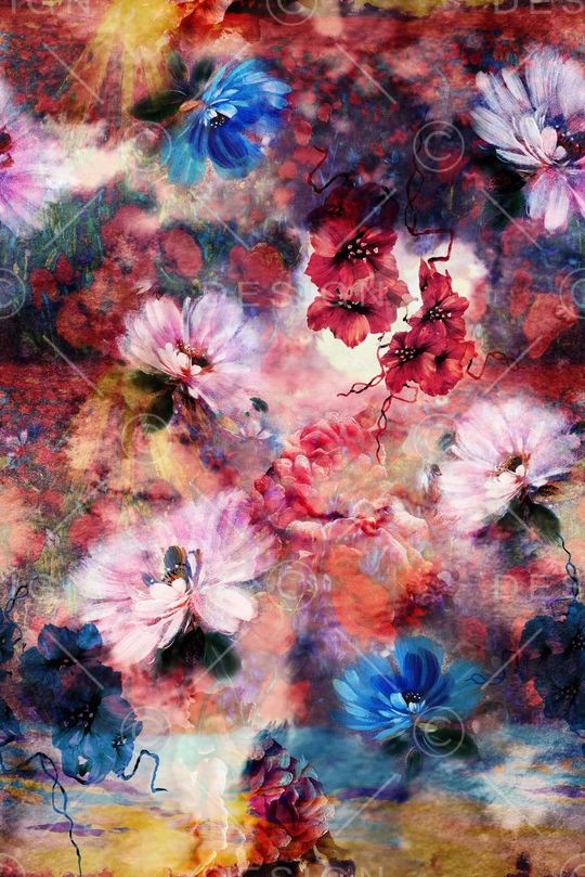 抽象印花华亿平台图片