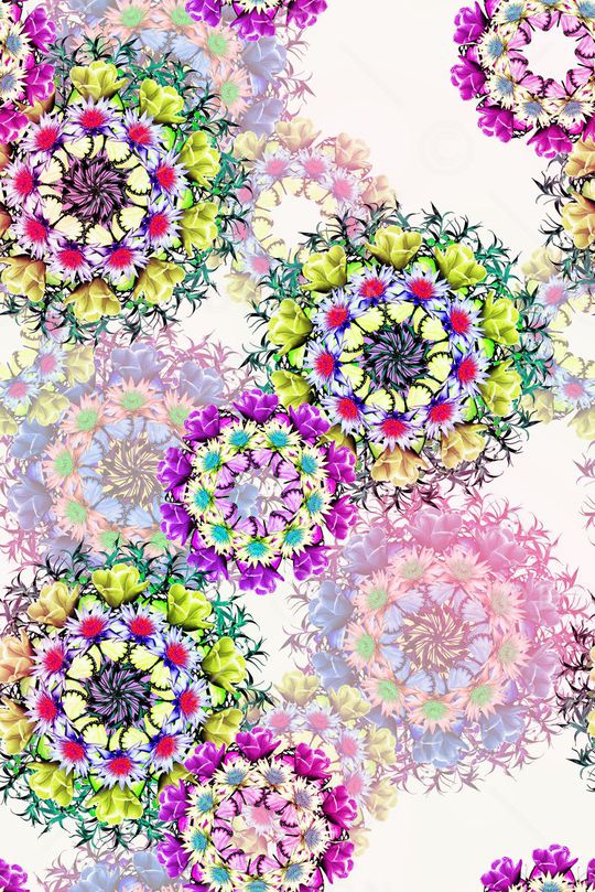 花朵印花华亿平台图片