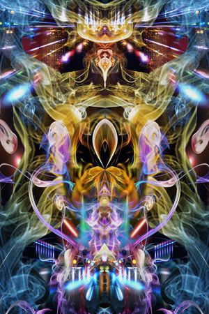 色彩渐变印花华亿平台图片