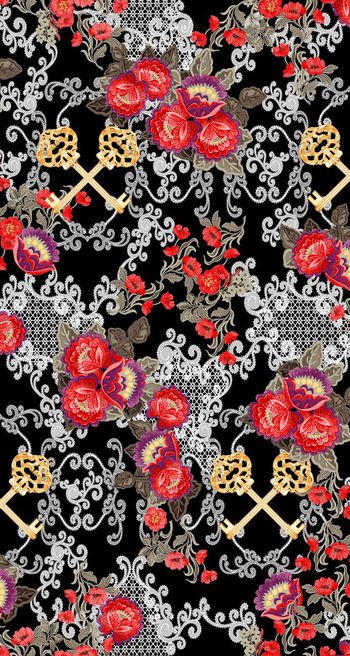 时尚印花华亿平台图片