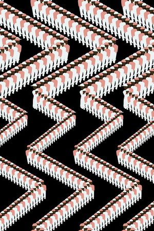 几何印花华亿平台图片