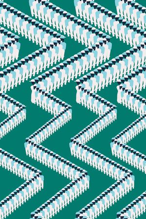 几何印花华亿平台图片