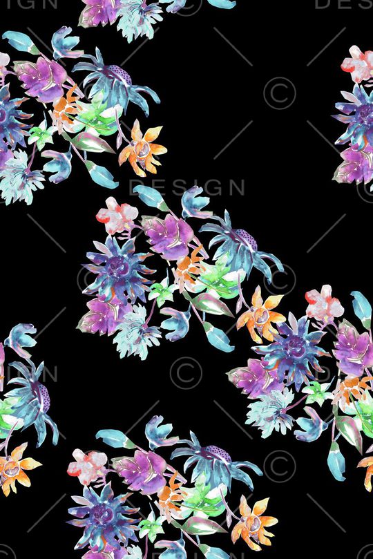 手绘印花华亿平台图片