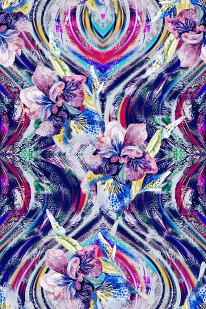 手绘印花华亿平台图片